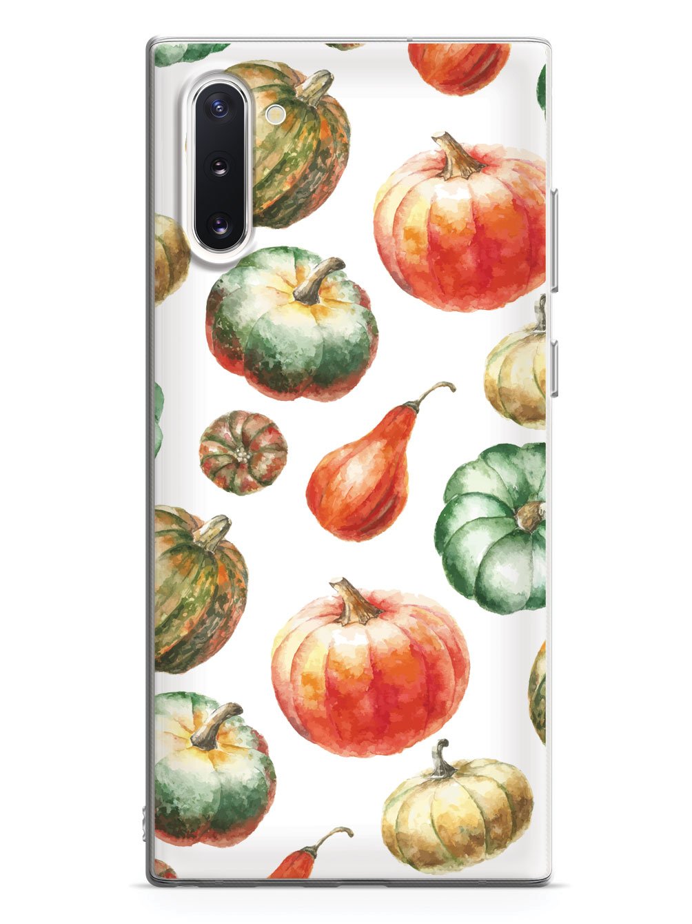 Watercolor Pumpkins - White Case