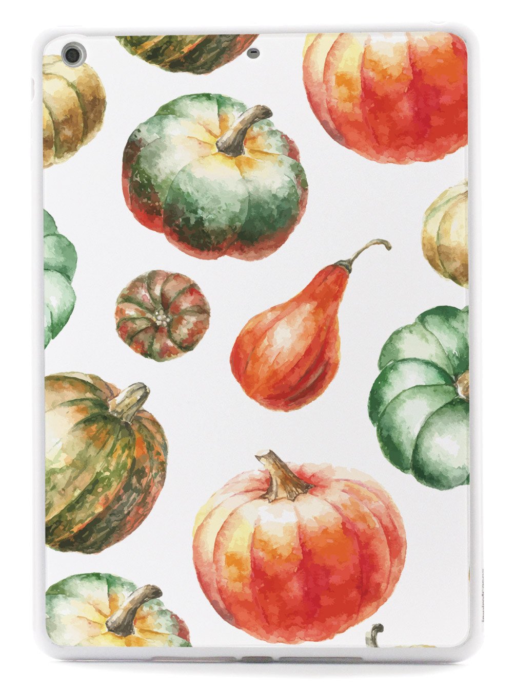 Watercolor Pumpkins - White Case