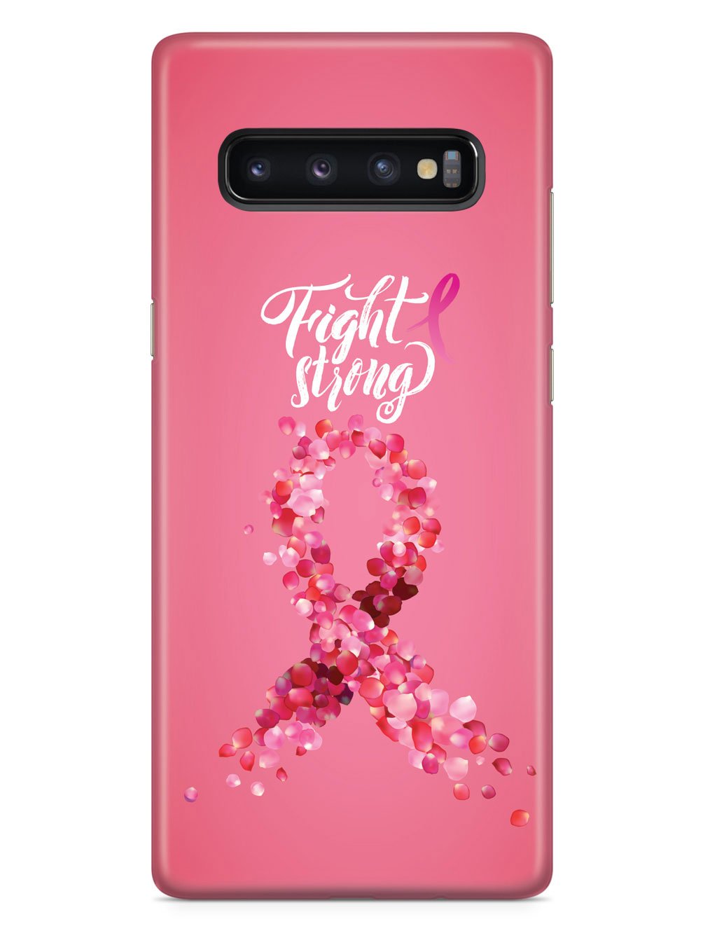 Fight Strong - Breast Cancer Awareness - Black Case