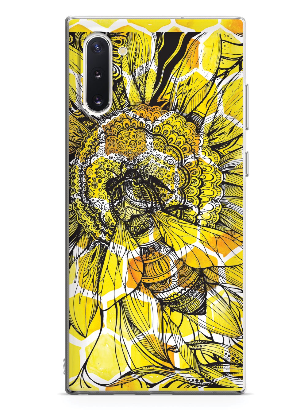 Sunflower Honey Bee - White Case