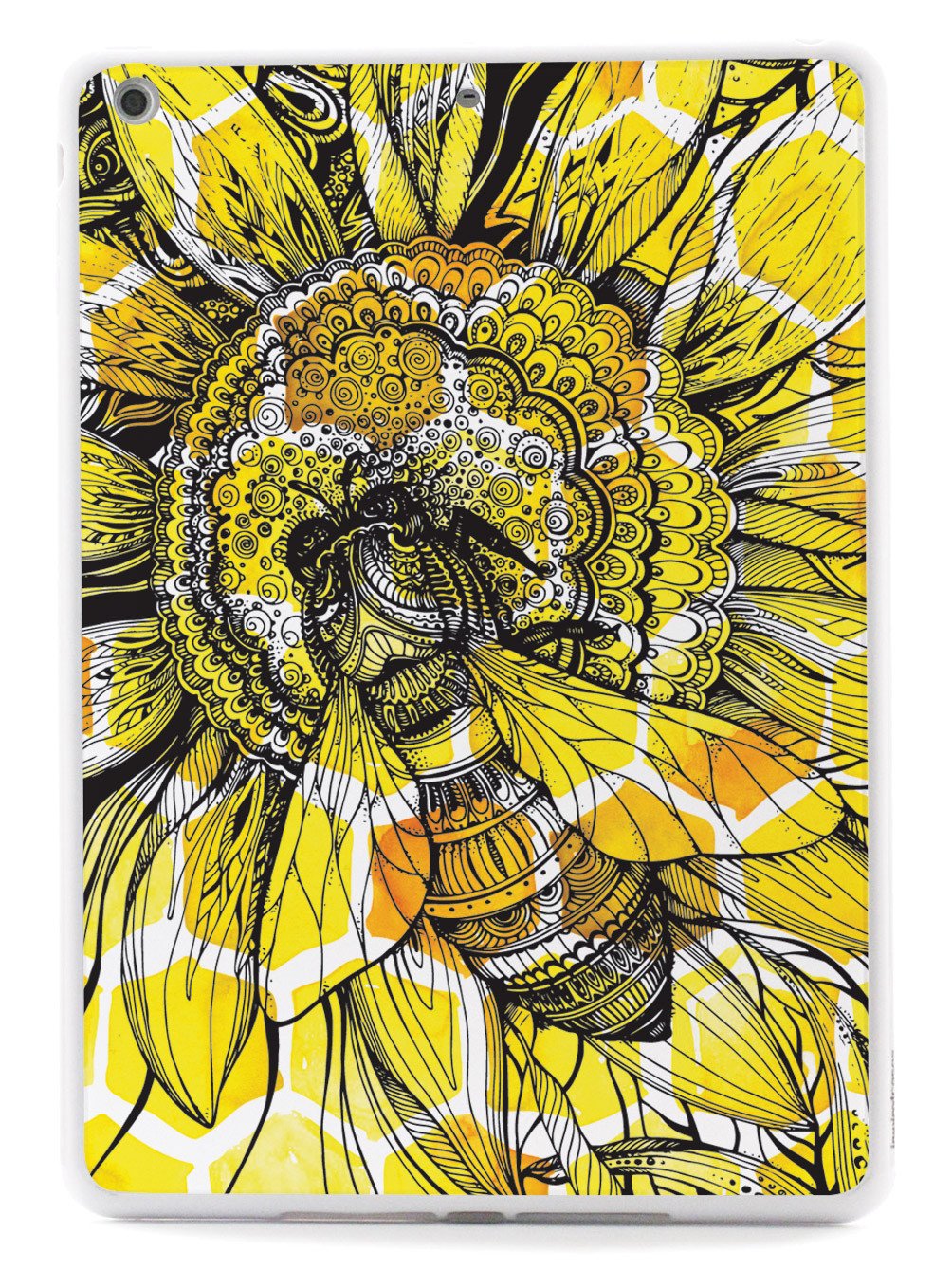 Sunflower Honey Bee - White Case