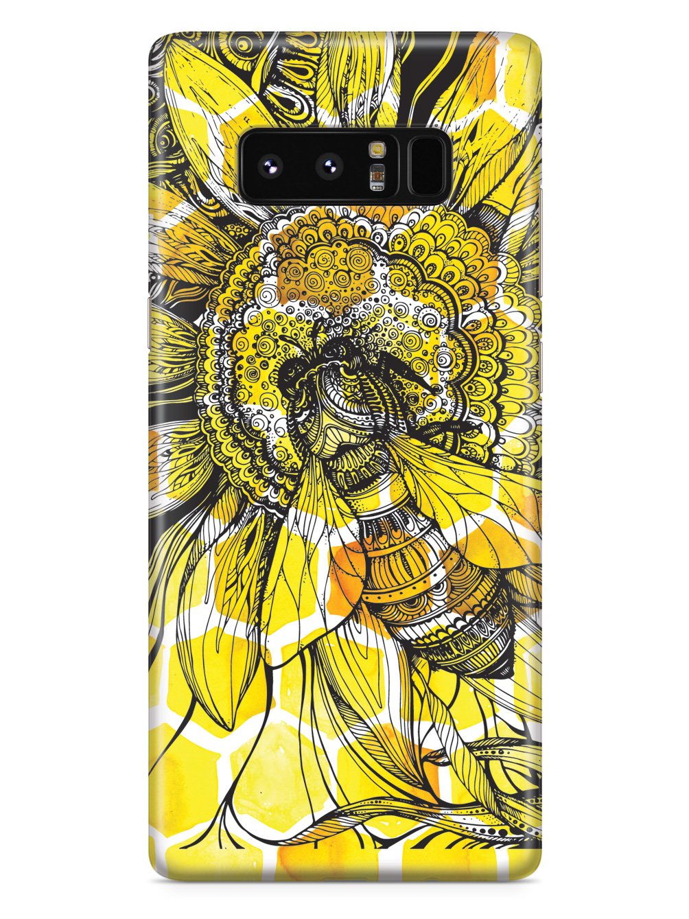 Sunflower Honey Bee - White Case