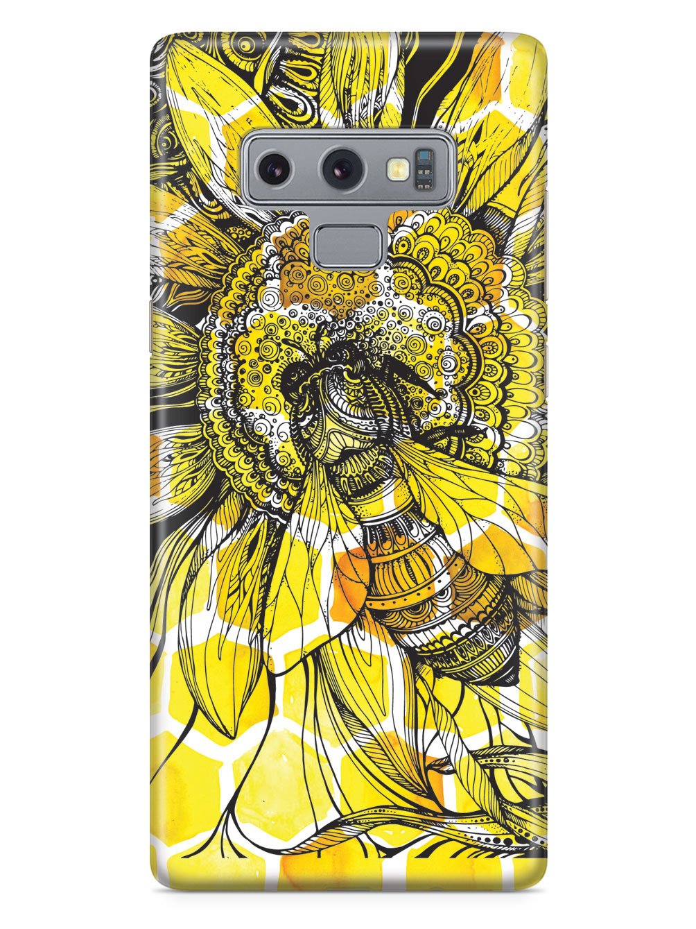 Sunflower Honey Bee - Black Case