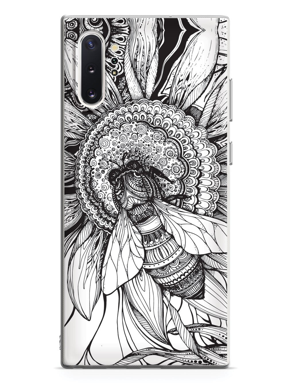 Sunflower & Bee - Sketch - White Case