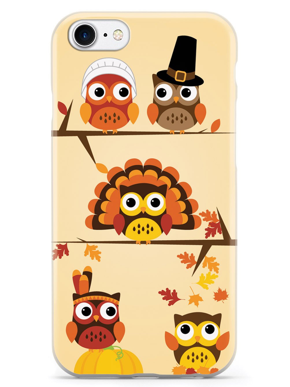 Thanksgiving Owls - White Case