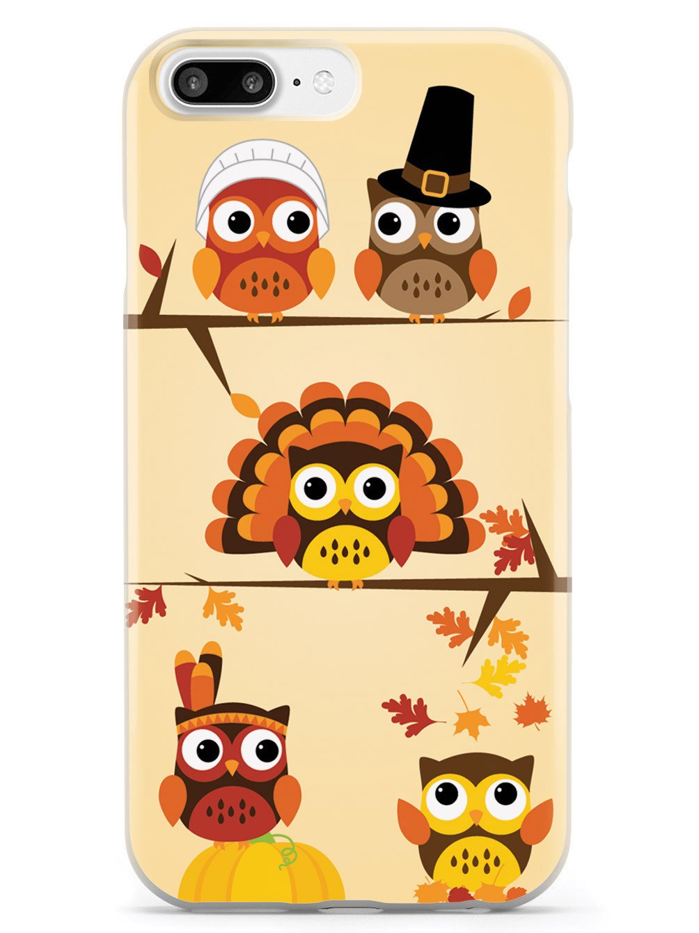 Thanksgiving Owls - White Case