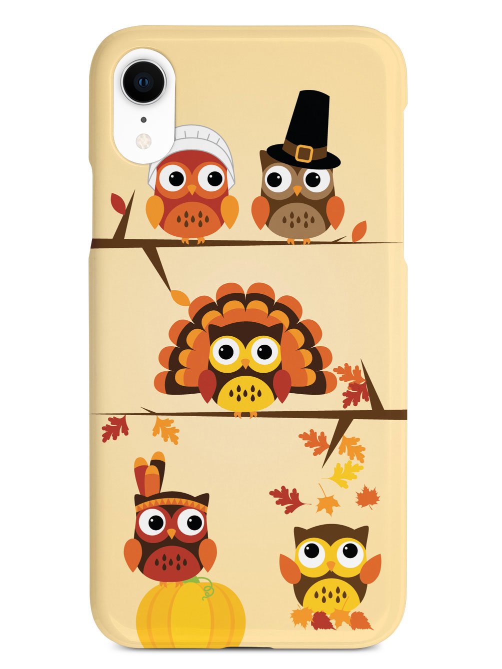 Thanksgiving Owls - White Case