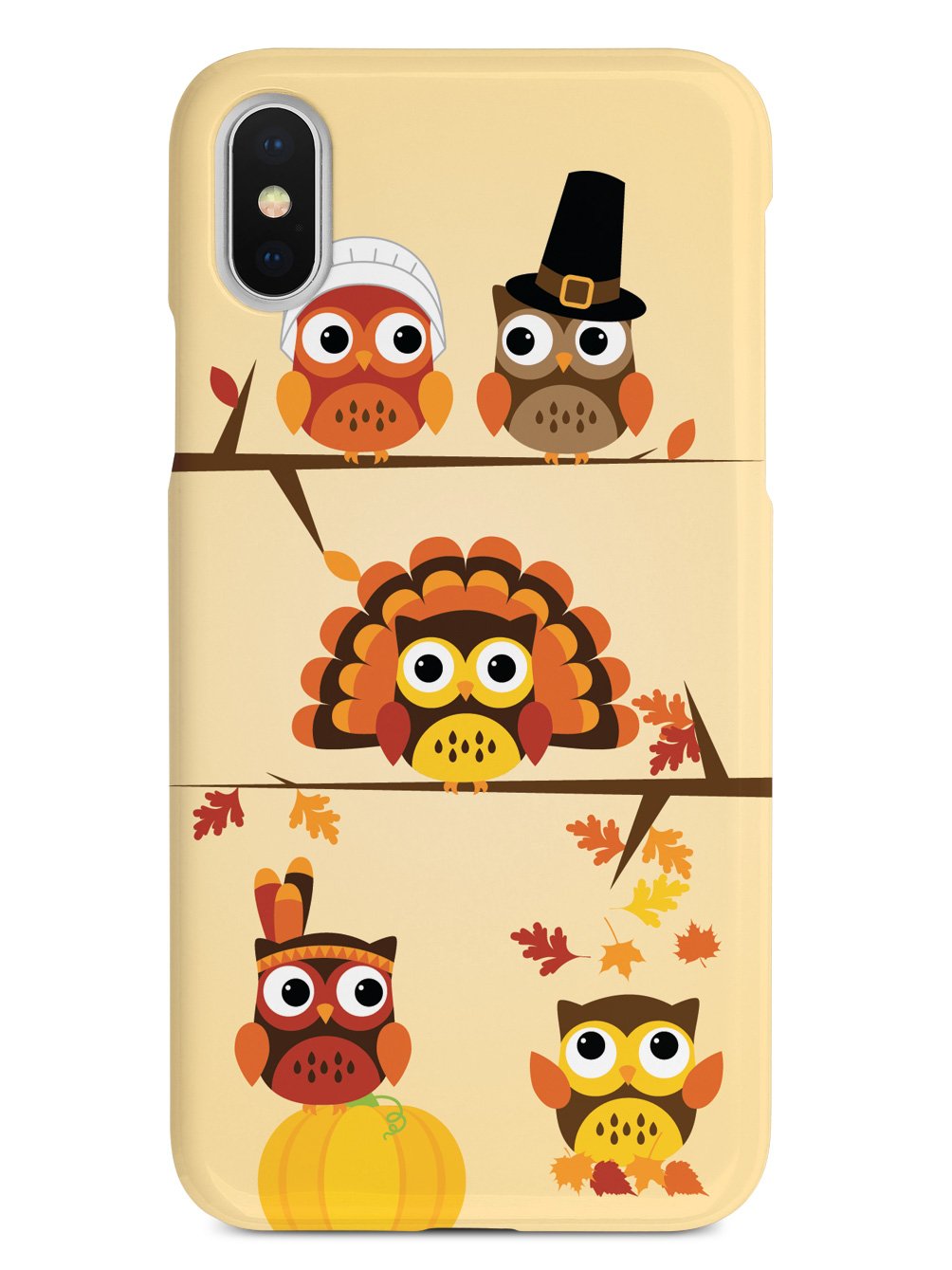 Thanksgiving Owls - White Case