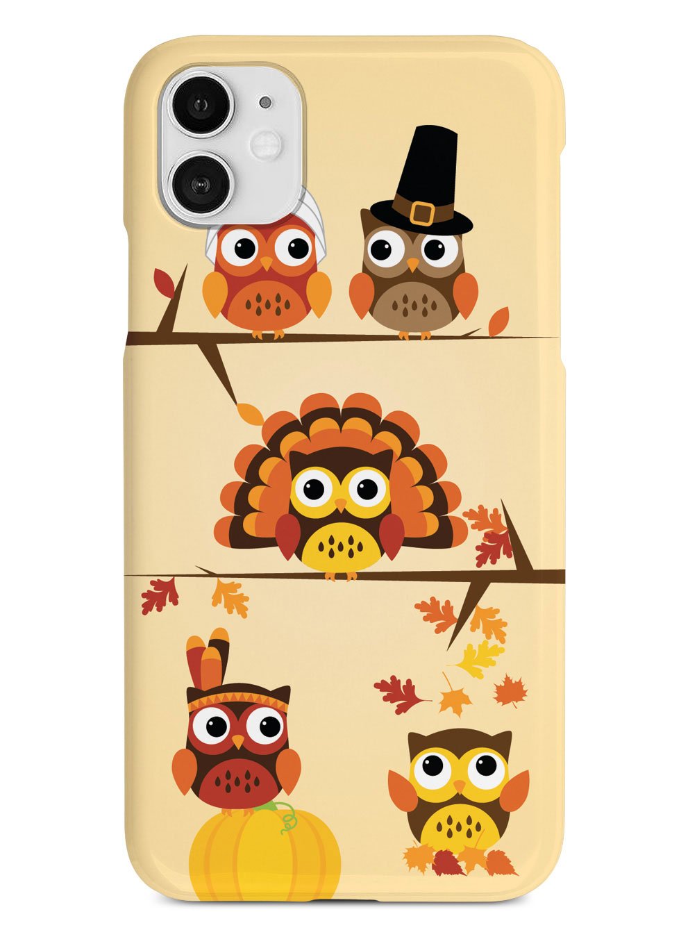 Thanksgiving Owls - White Case