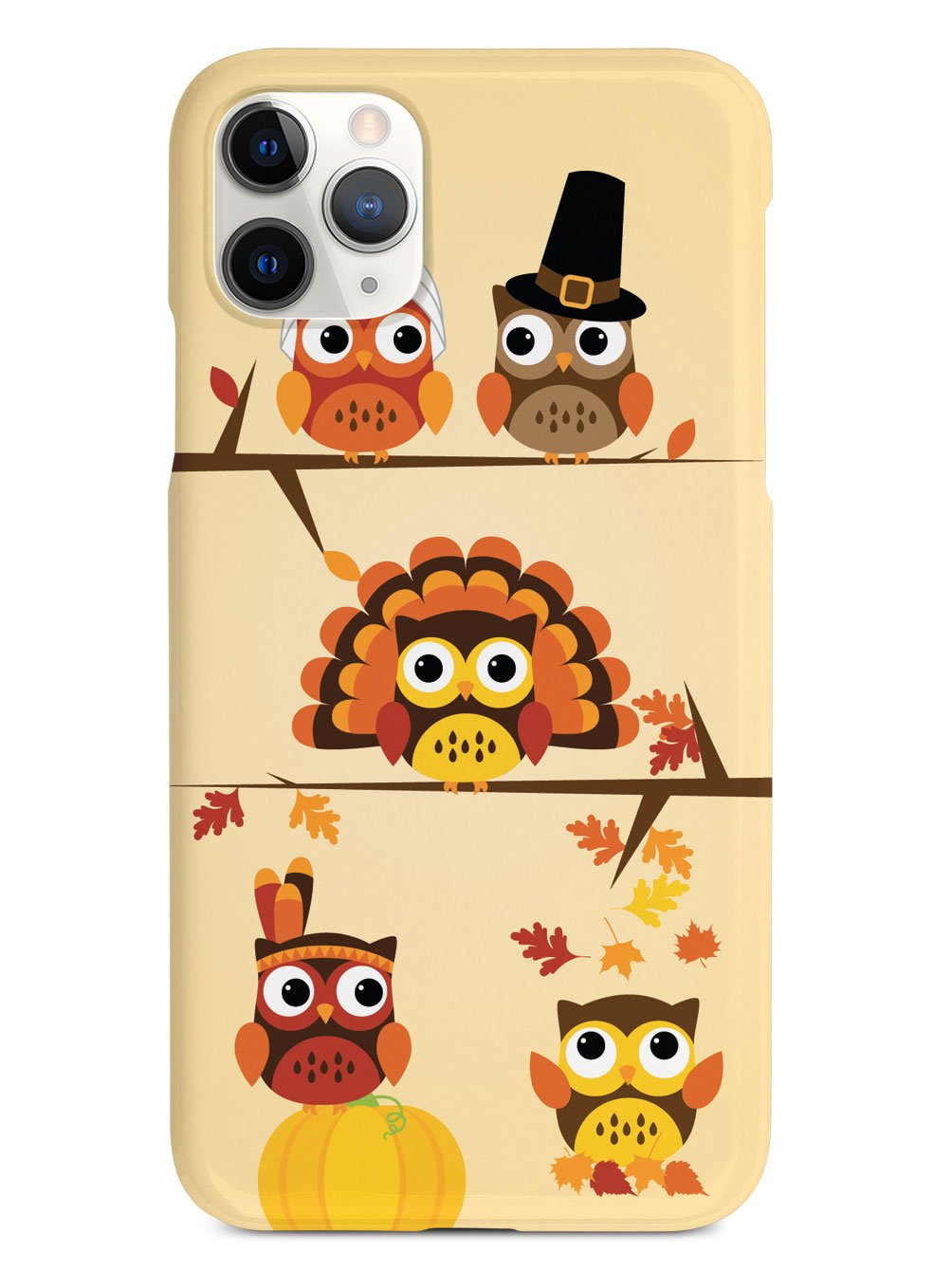Thanksgiving Owls - White Case
