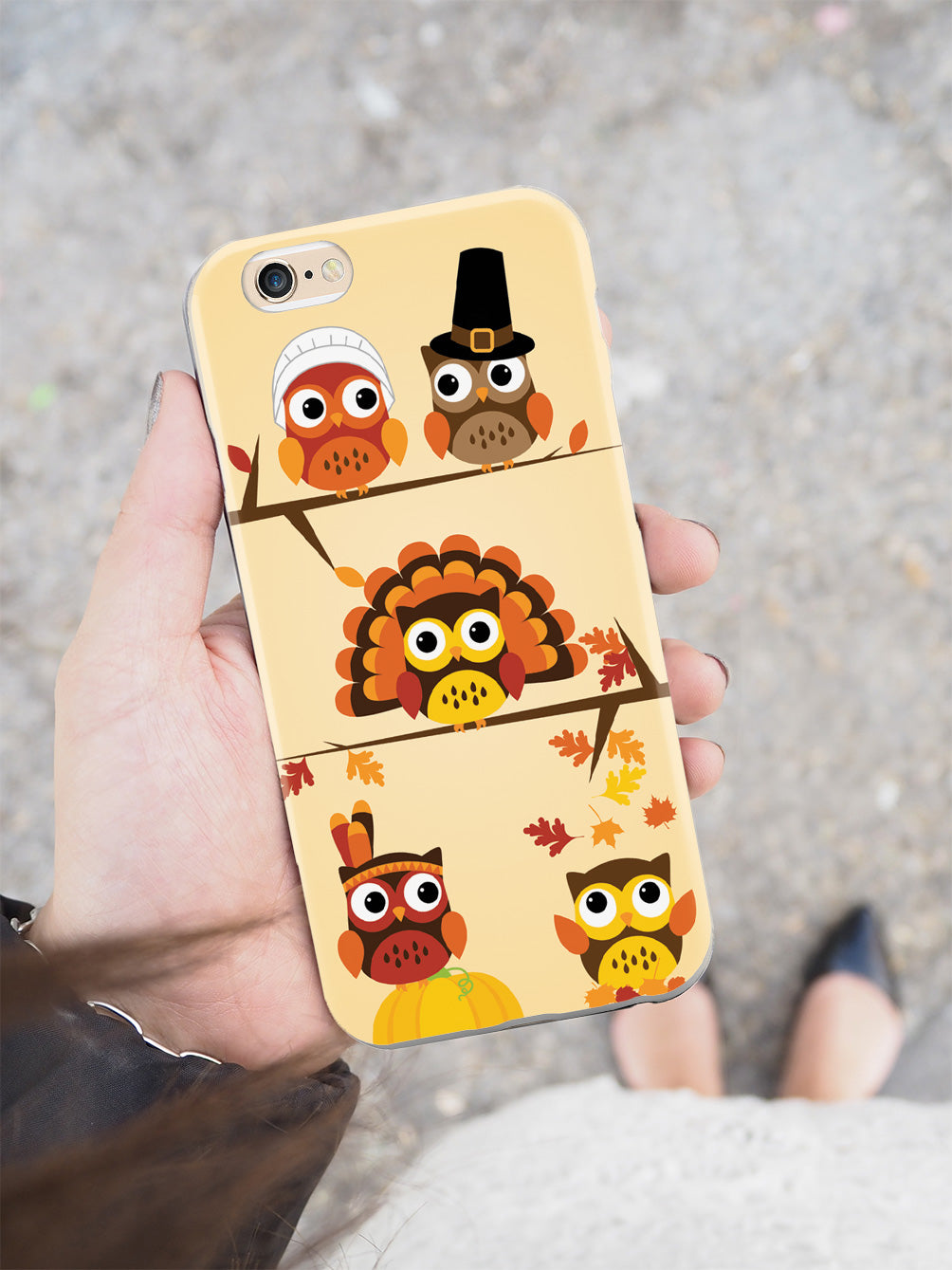 Thanksgiving Owls - White Case