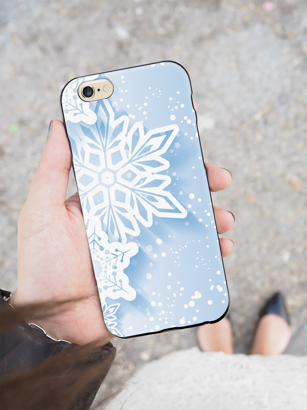 Paper Snowflakes - Black Case