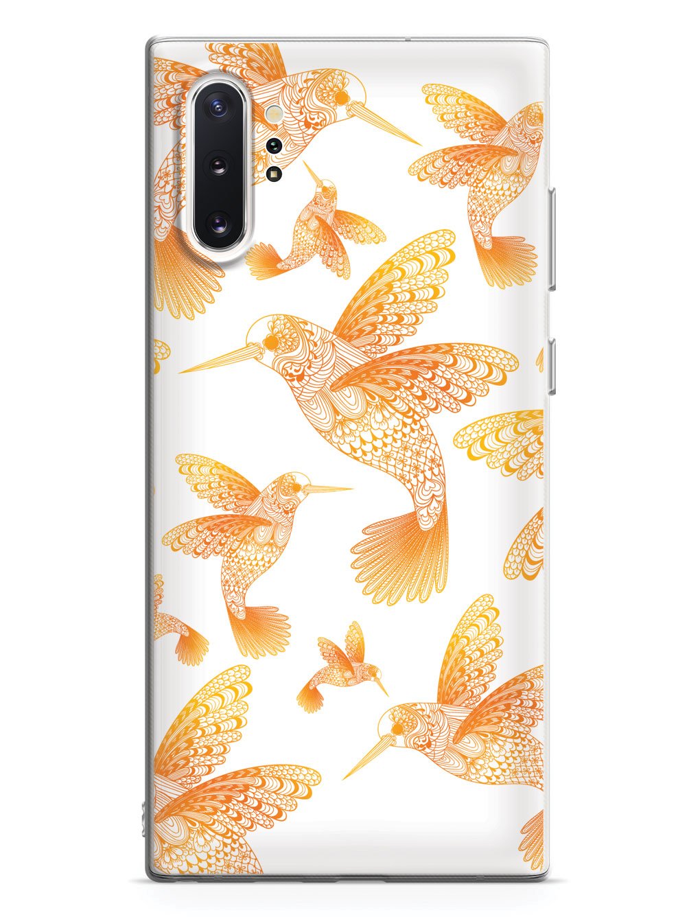Zentangle Hummingbirds - Orange Case