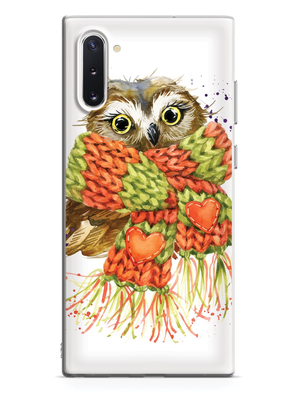 Autumn Owl with Scarf Case