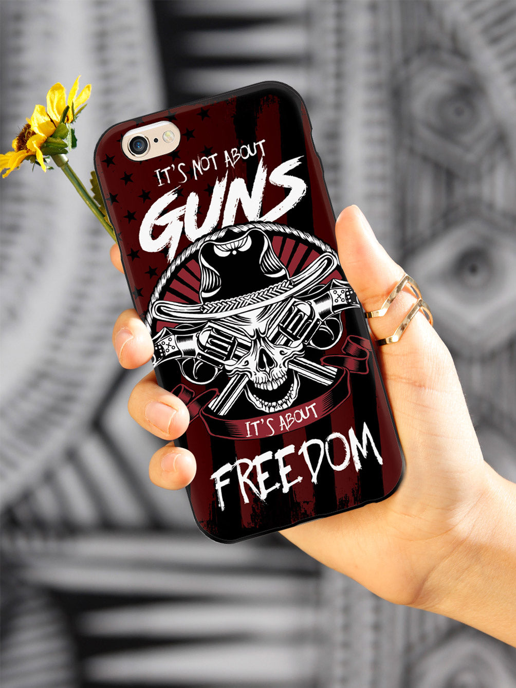 It's Not about Guns, It's About Freedom - Black Case