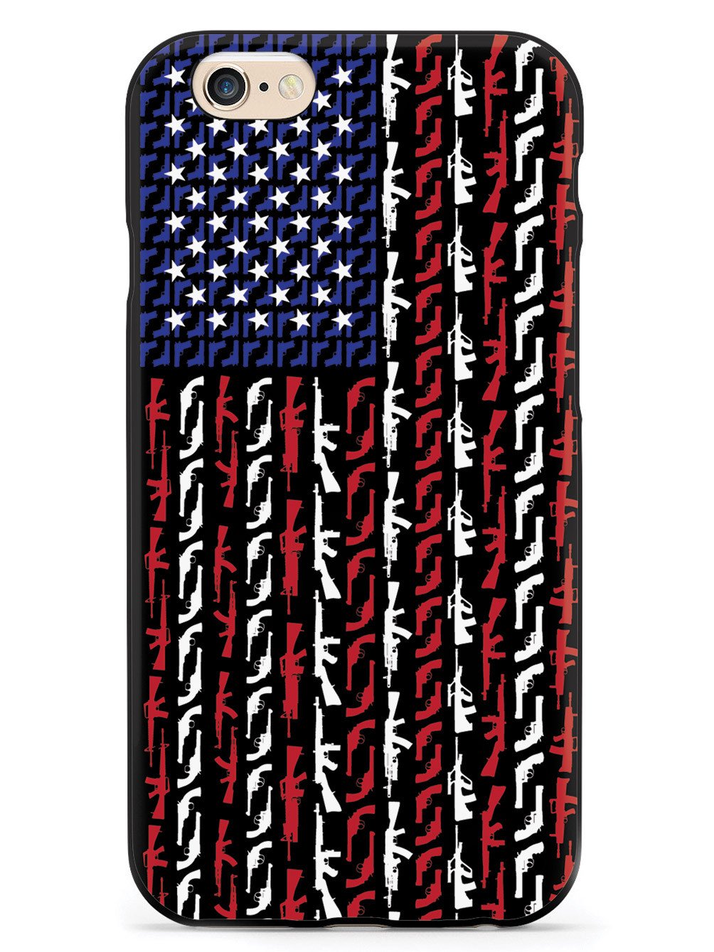 American Flag in Guns - Patriotic Colors Case