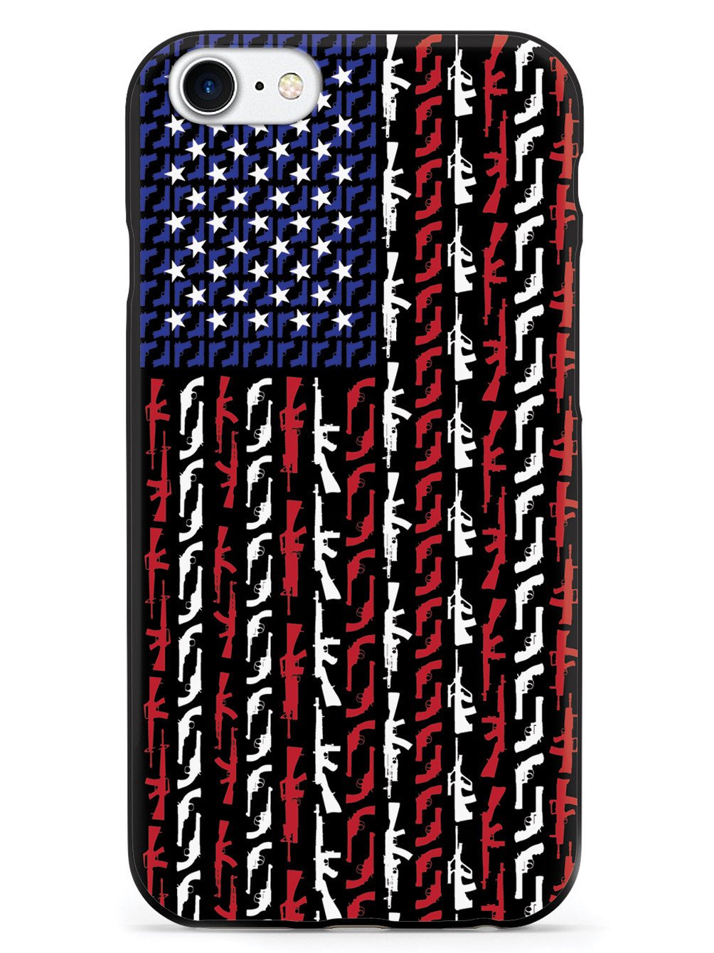 American Flag in Guns - Patriotic Colors Case