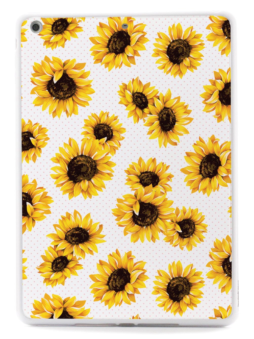 Sunflower Pattern - White Case