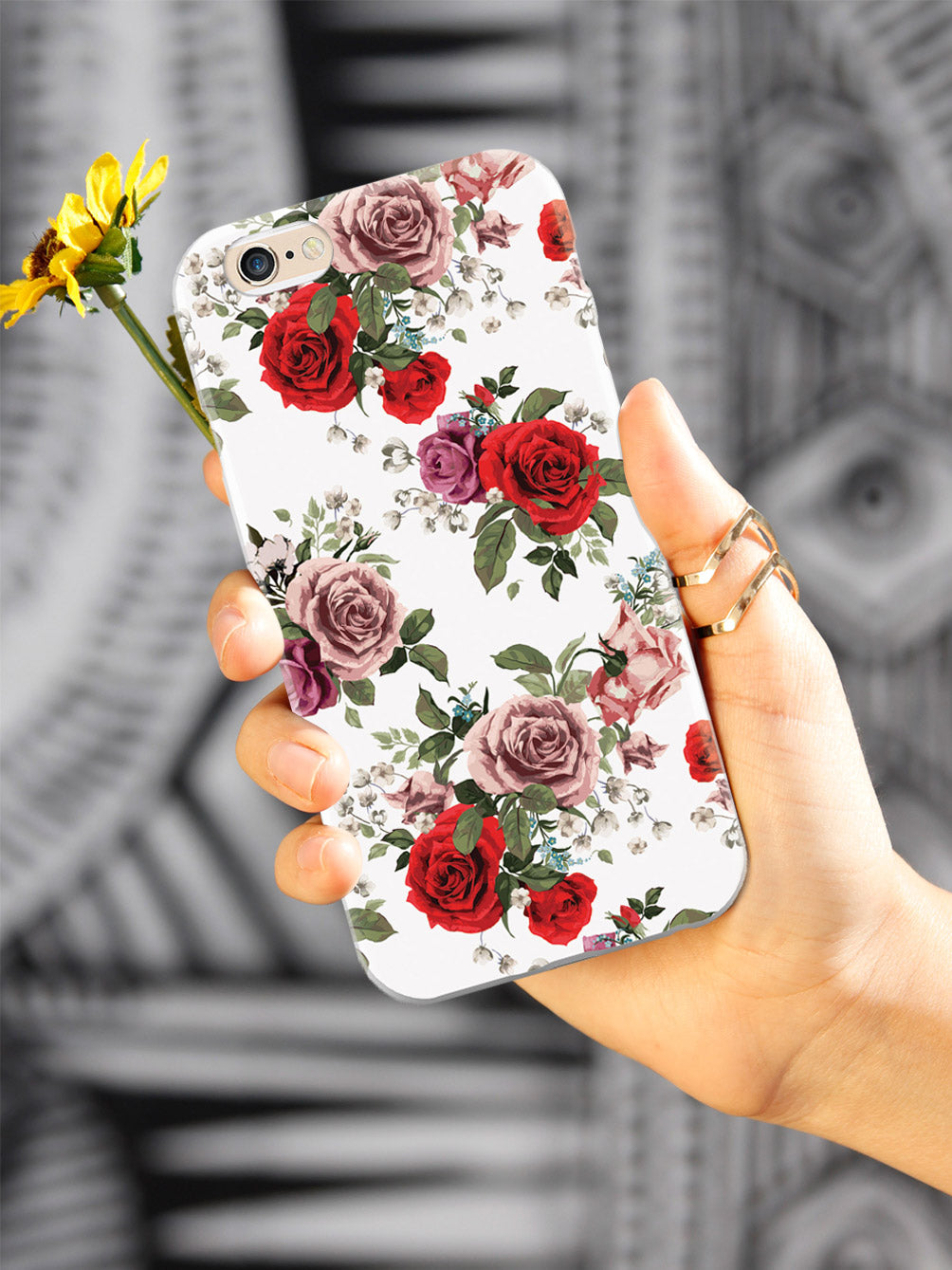 Vintage Roses - White Case