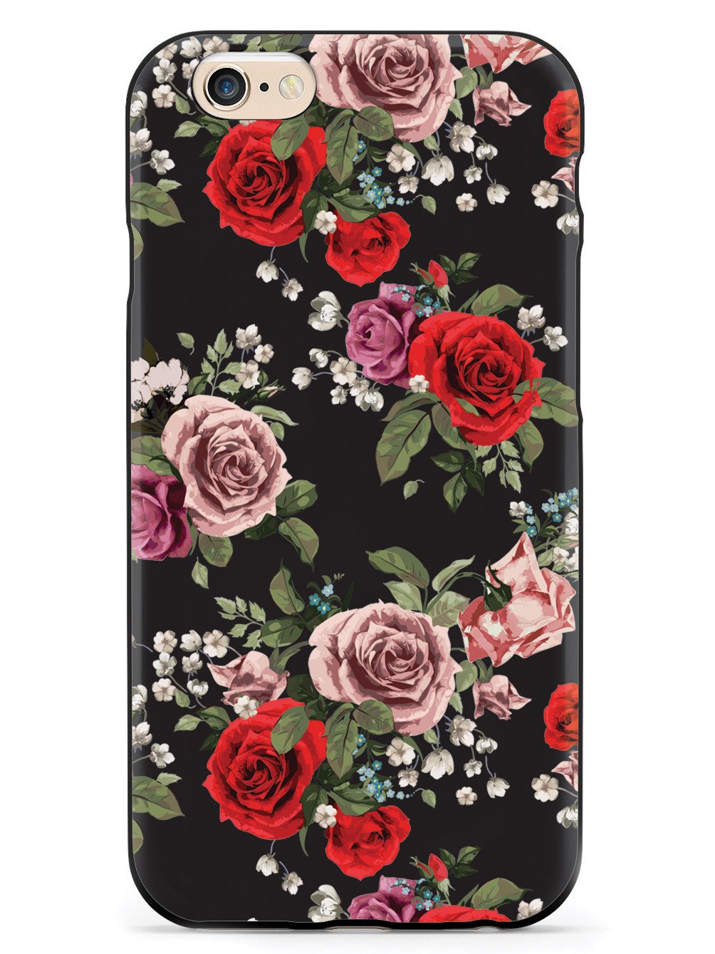 Vintage Roses - Black Case