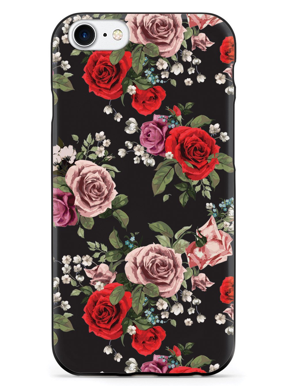 Vintage Roses - Black Case