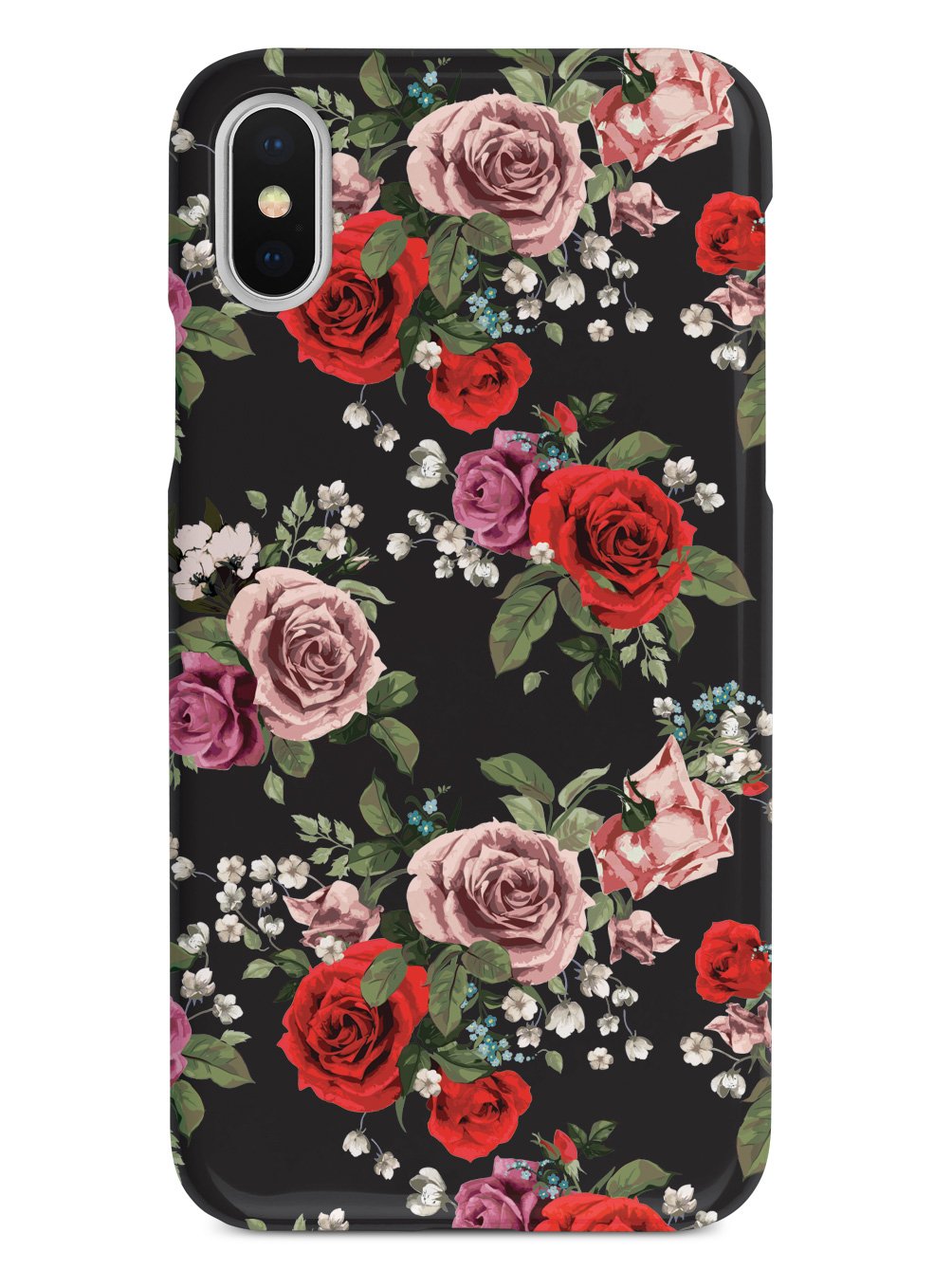 Vintage Roses - Black Case