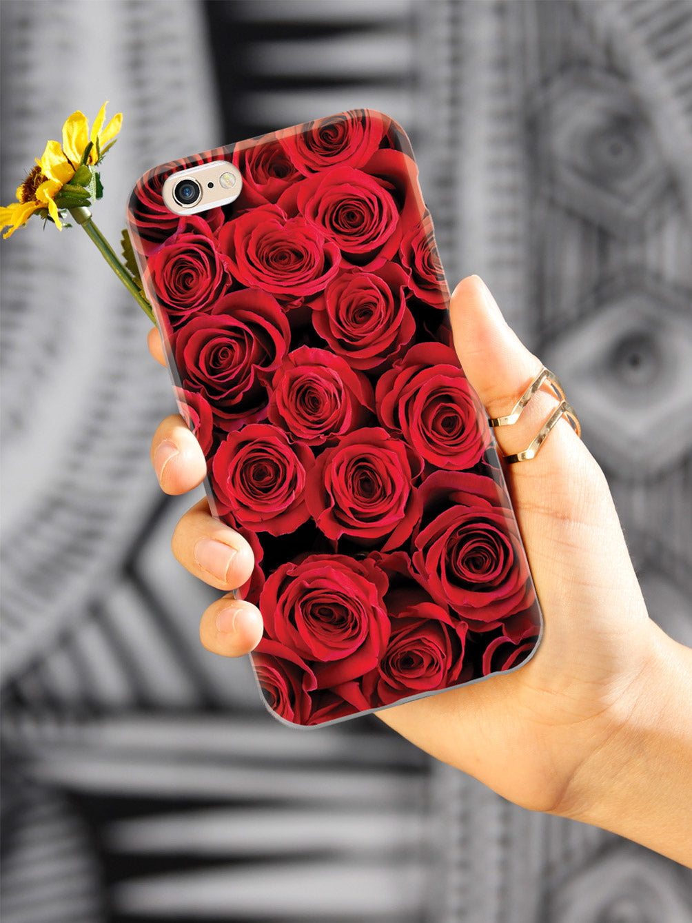 Red Roses - White Case