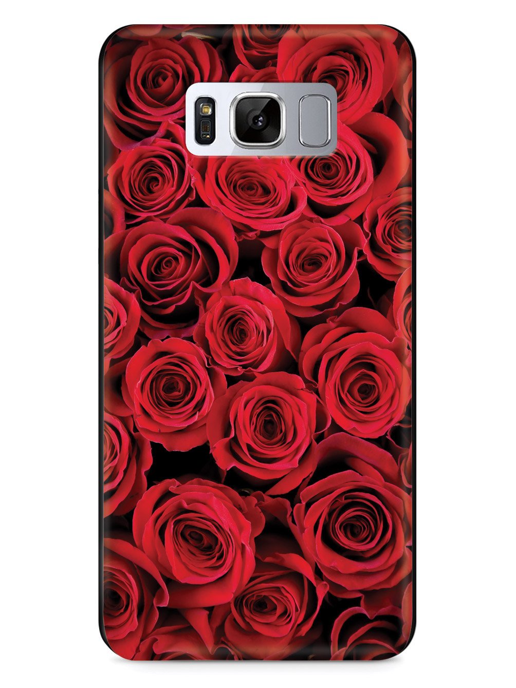 Red Roses - Black Case
