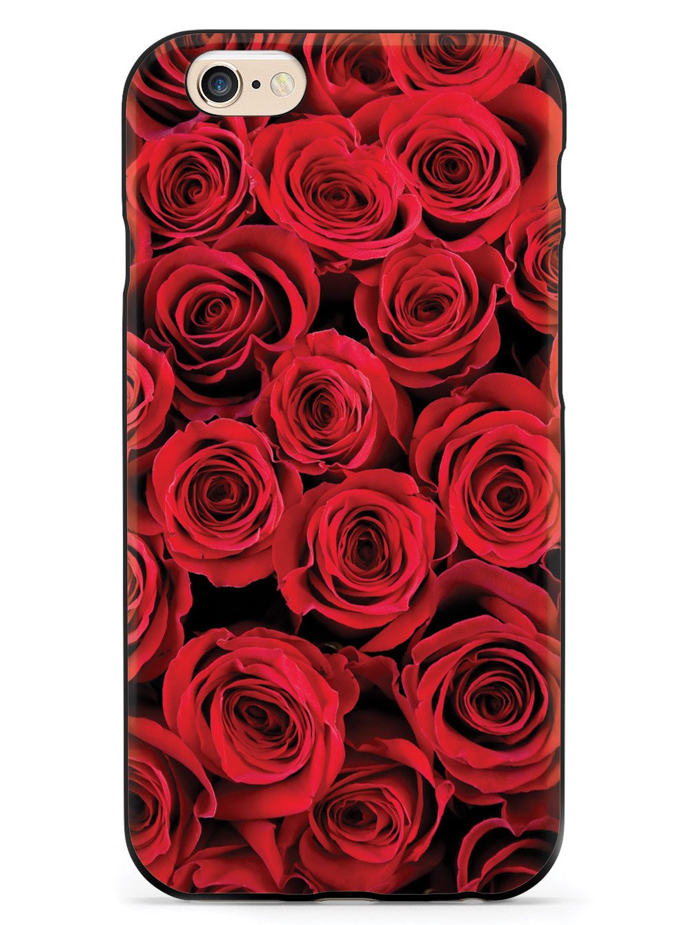 Red Roses - Black Case