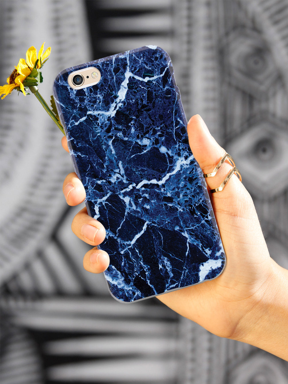 Textured Blue Marble Case