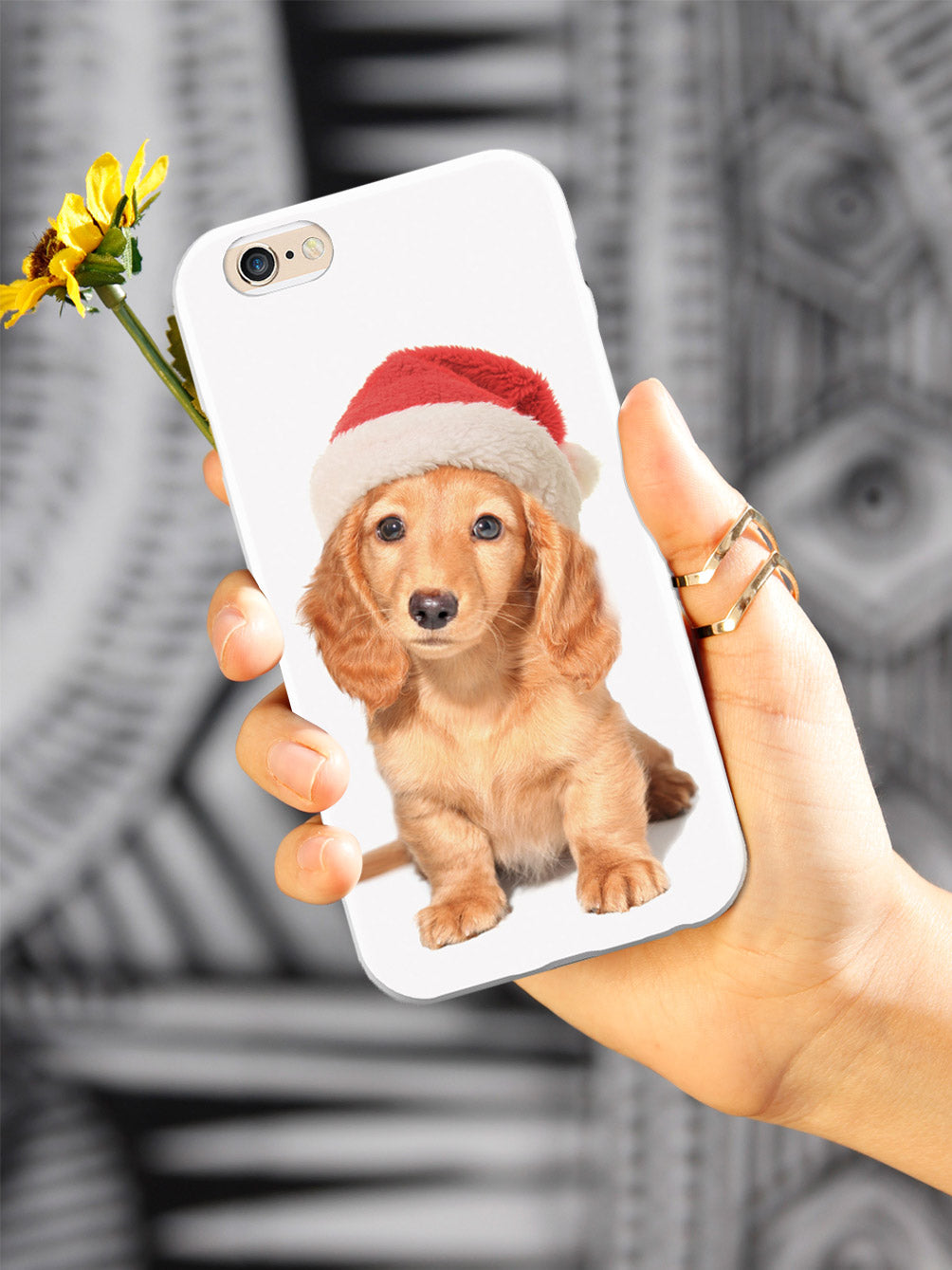Mini Holiday Dachshund Case