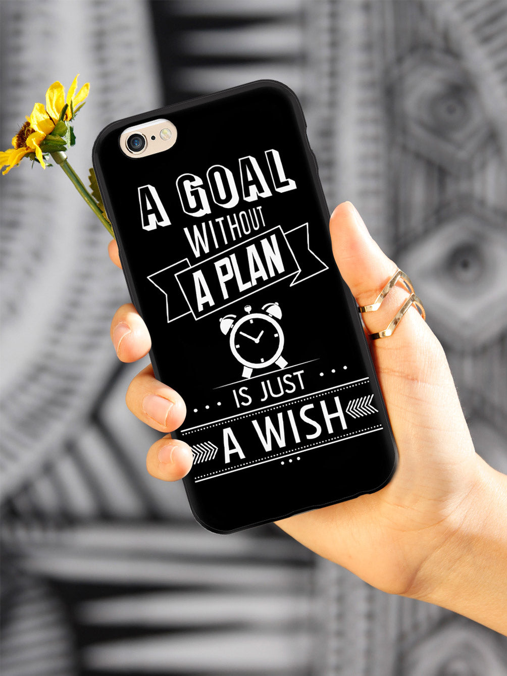A Goal Without A Plan - Black Case