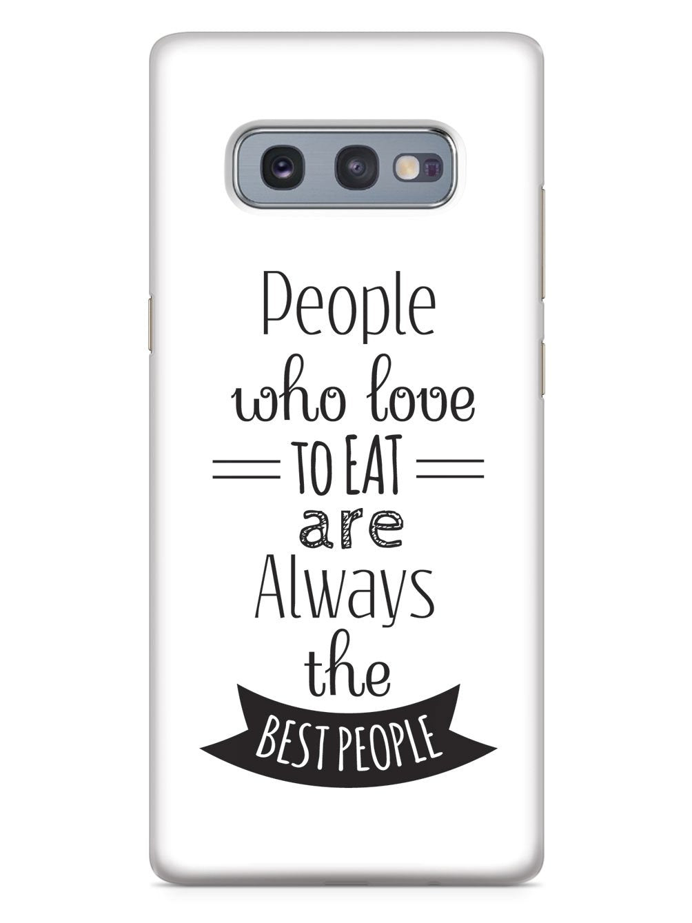 People Who Love To Eat - White Case