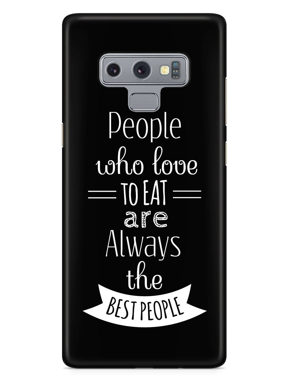 People Who Love To Eat - Black Case