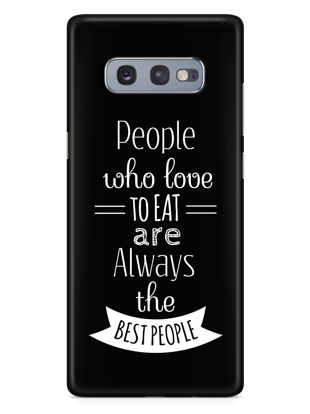 People Who Love To Eat - Black Case