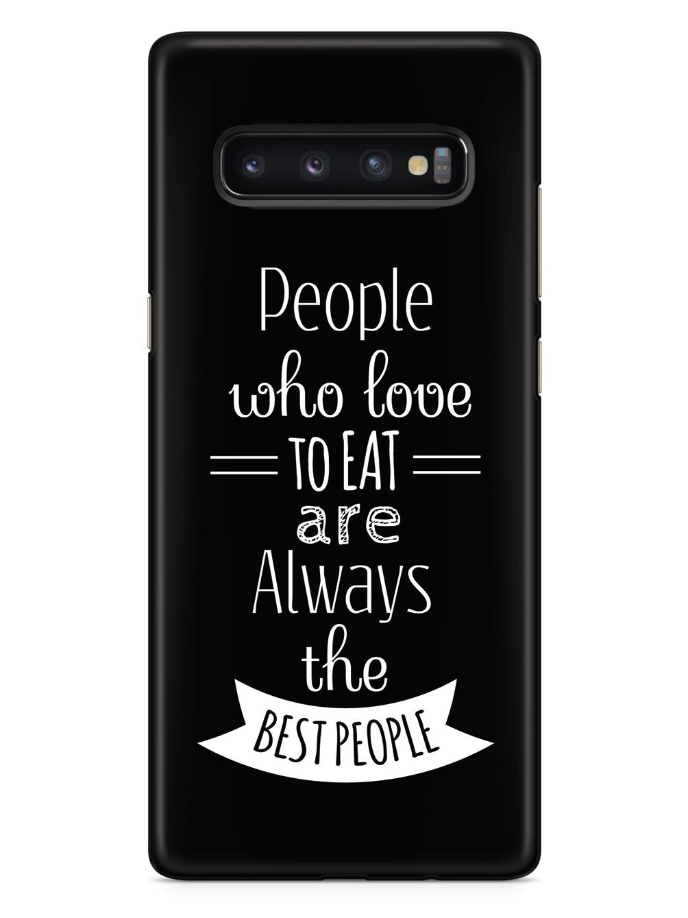 People Who Love To Eat - Black Case