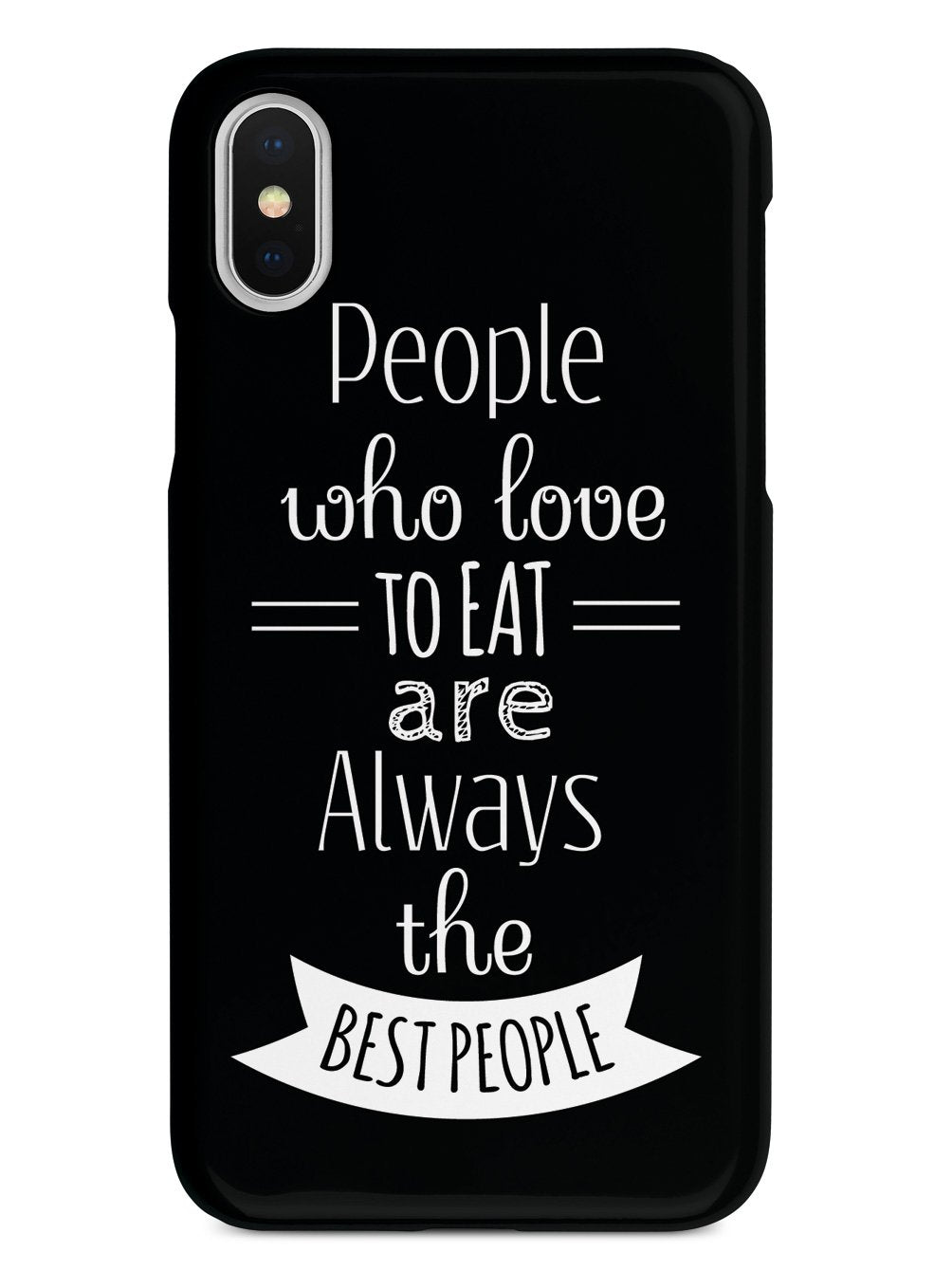 People Who Love To Eat - Black Case