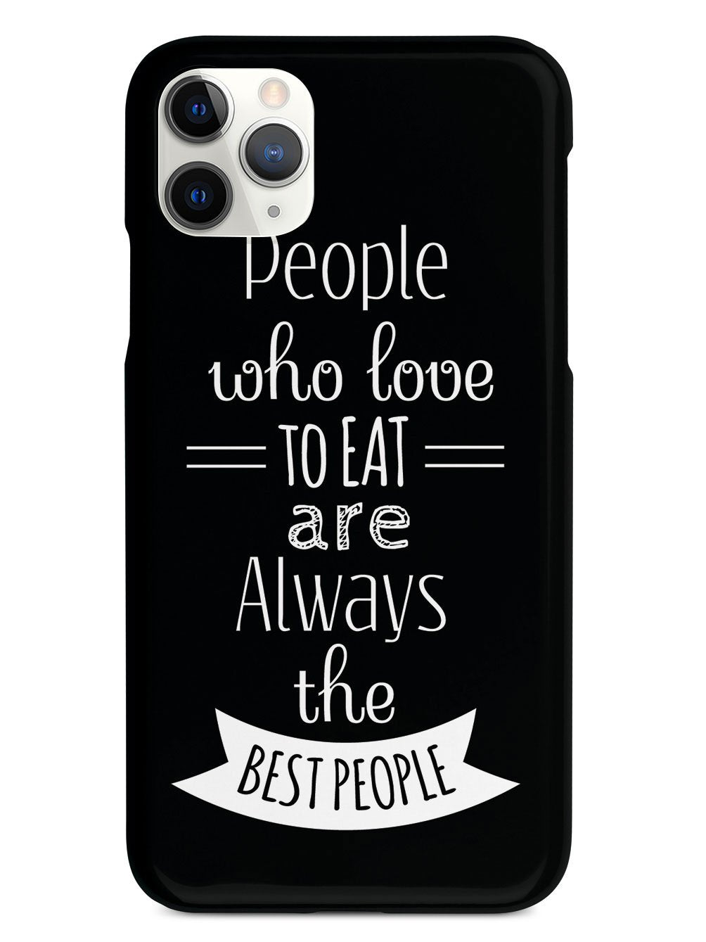People Who Love To Eat - Black Case