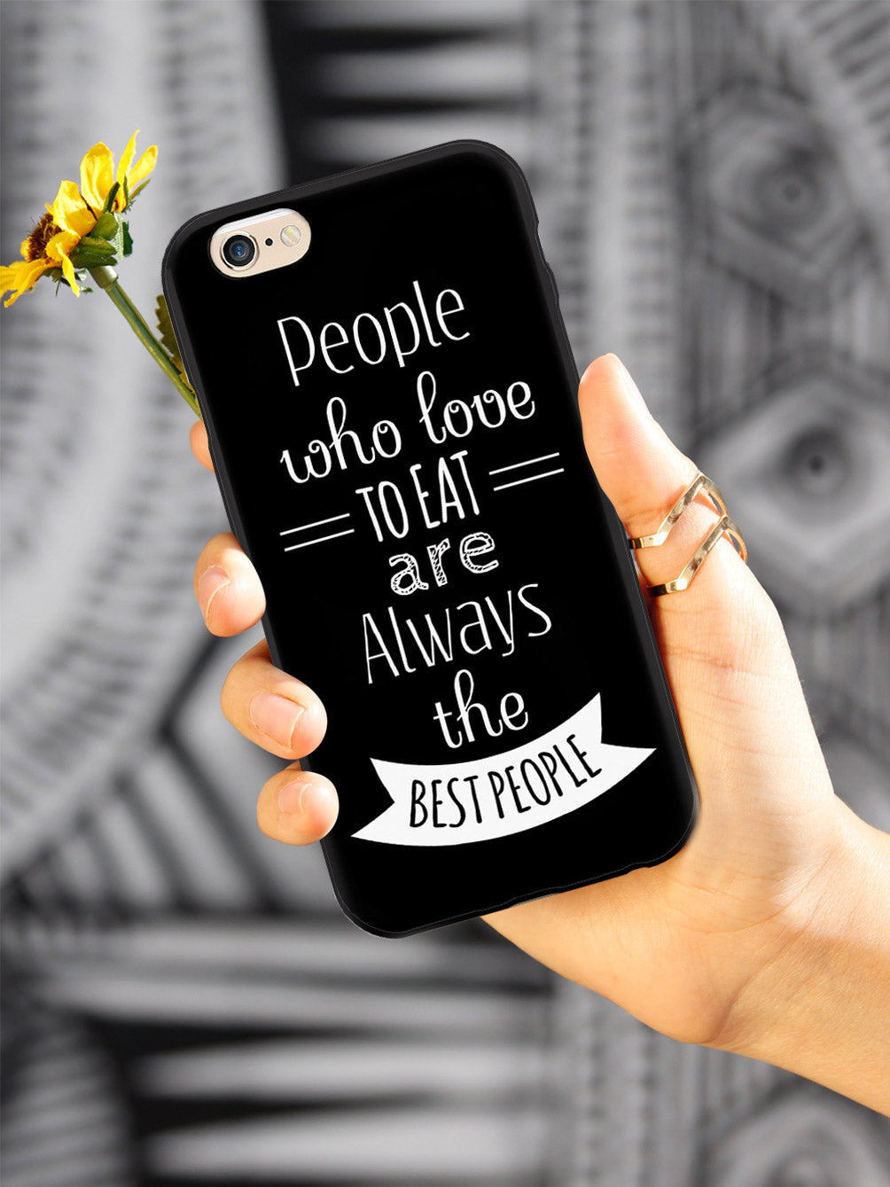 People Who Love To Eat - Black Case