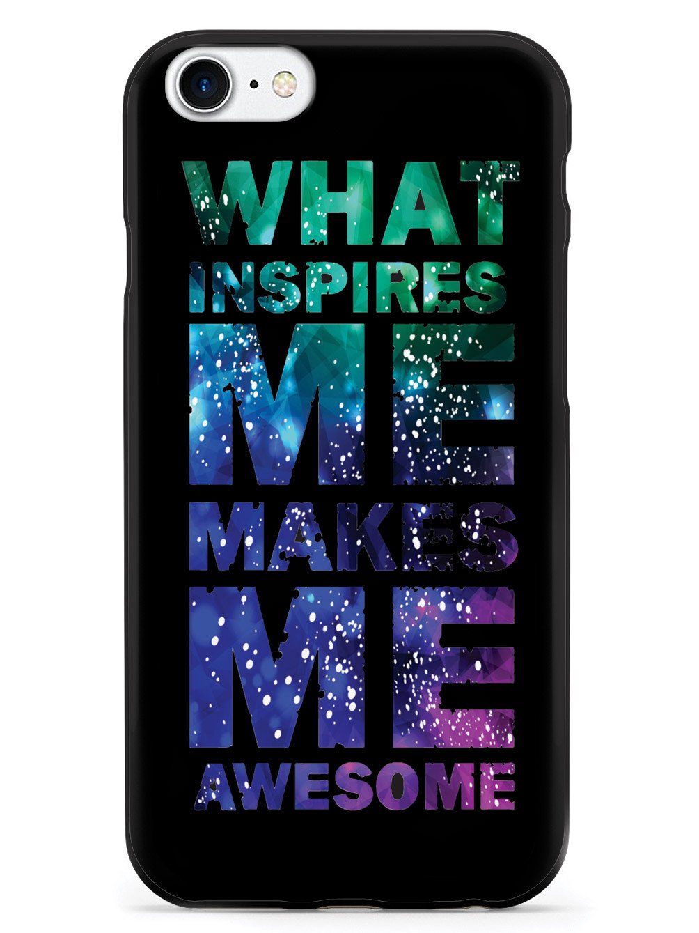 What Inspires Me Makes Me Awesome - Black Case