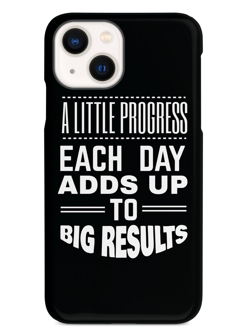 Little Progress, Big Results - Black Case