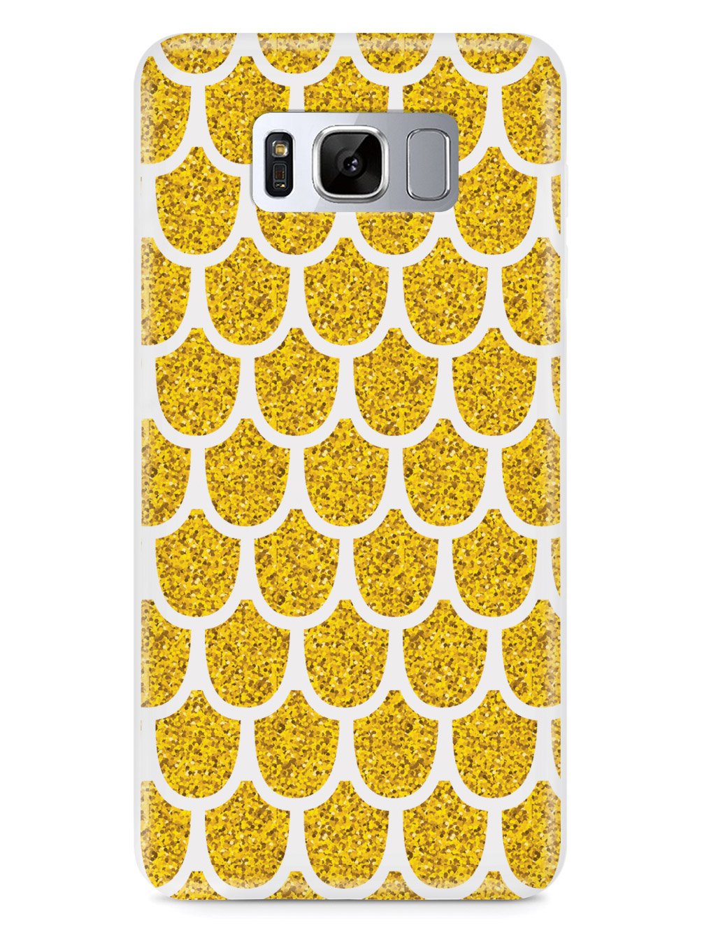 Mermaid Scales - Gold - White Case