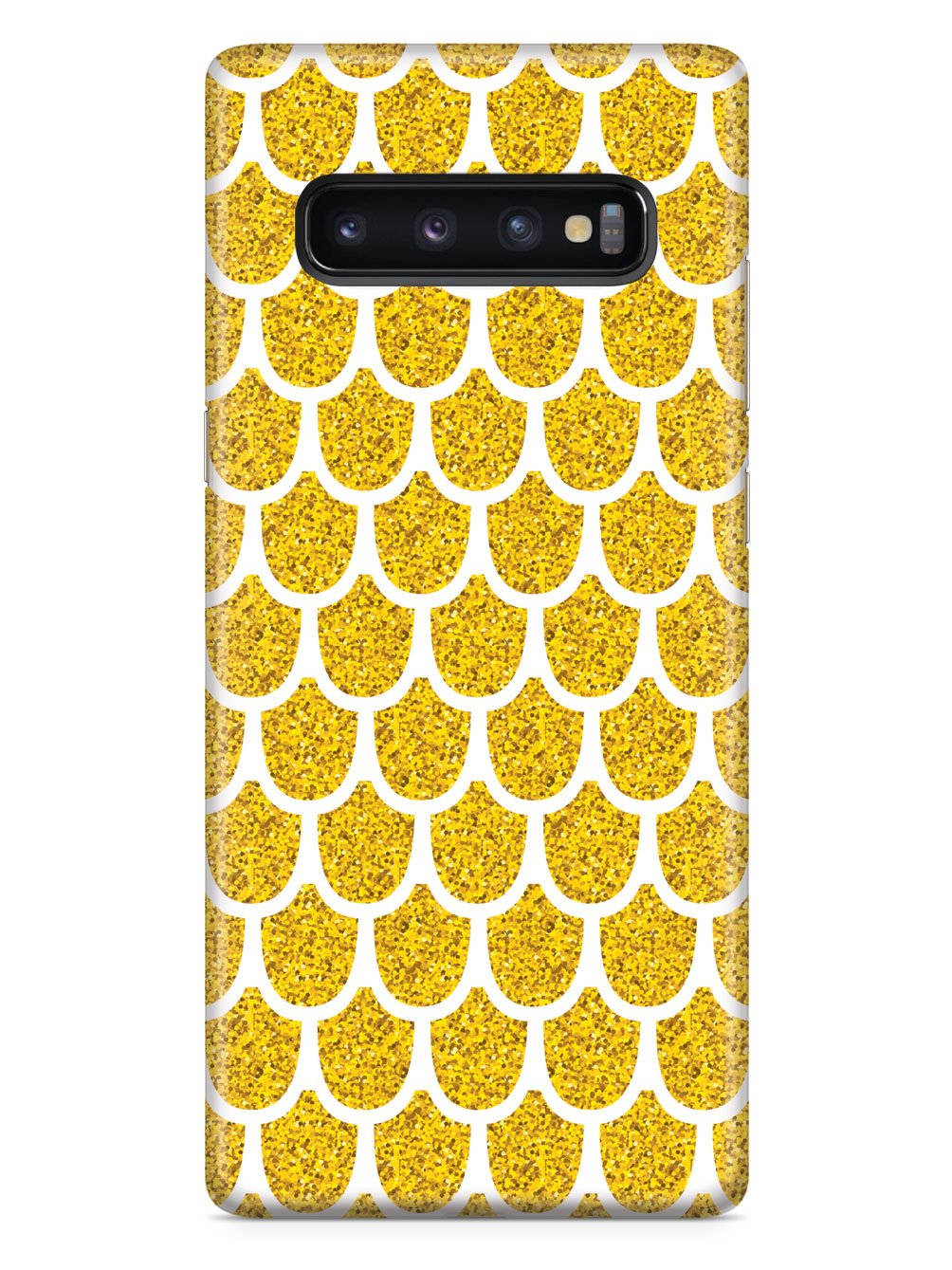 Mermaid Scales - Gold - White Case