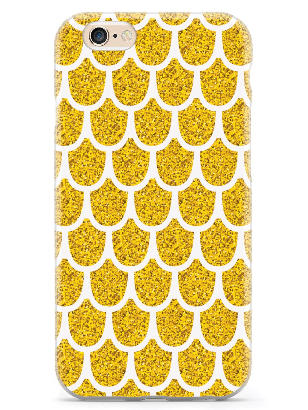 Mermaid Scales - Gold - White Case