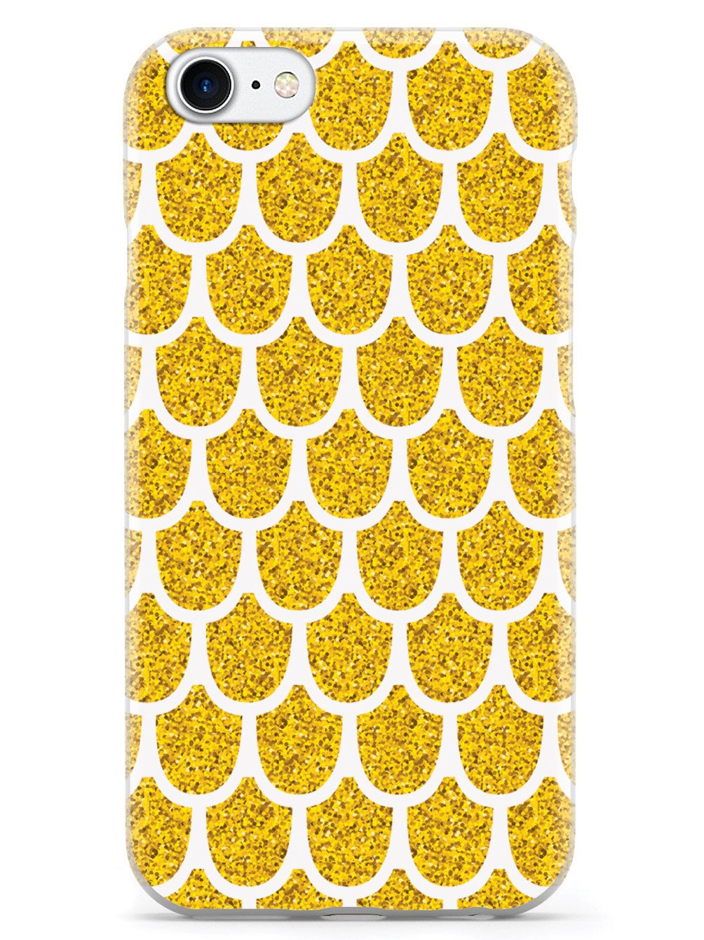 Mermaid Scales - Gold - White Case