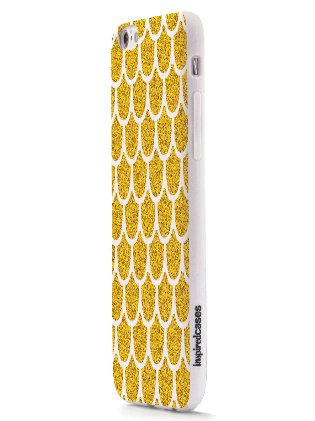 Mermaid Scales - Gold - White Case