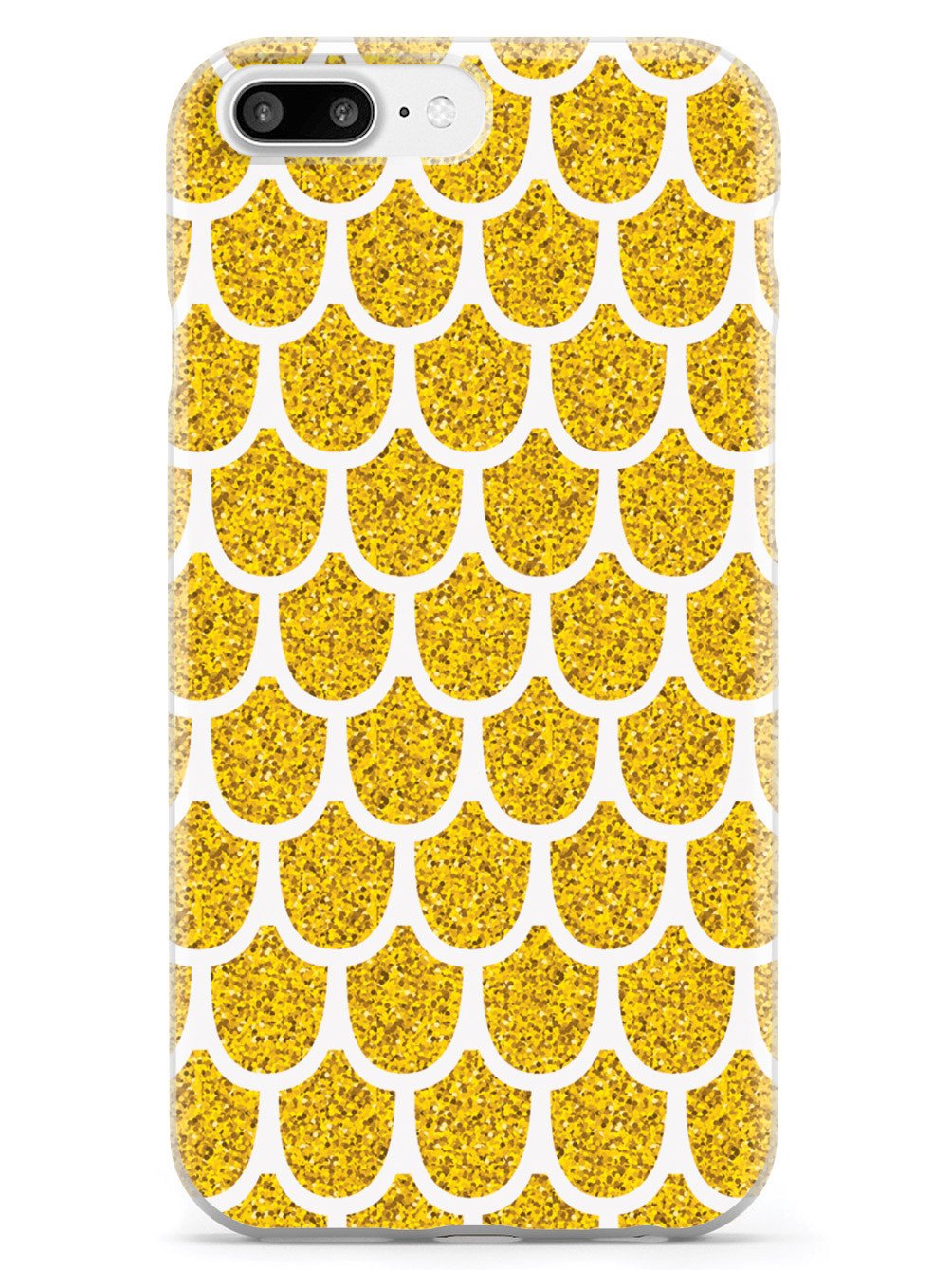 Mermaid Scales - Gold - White Case