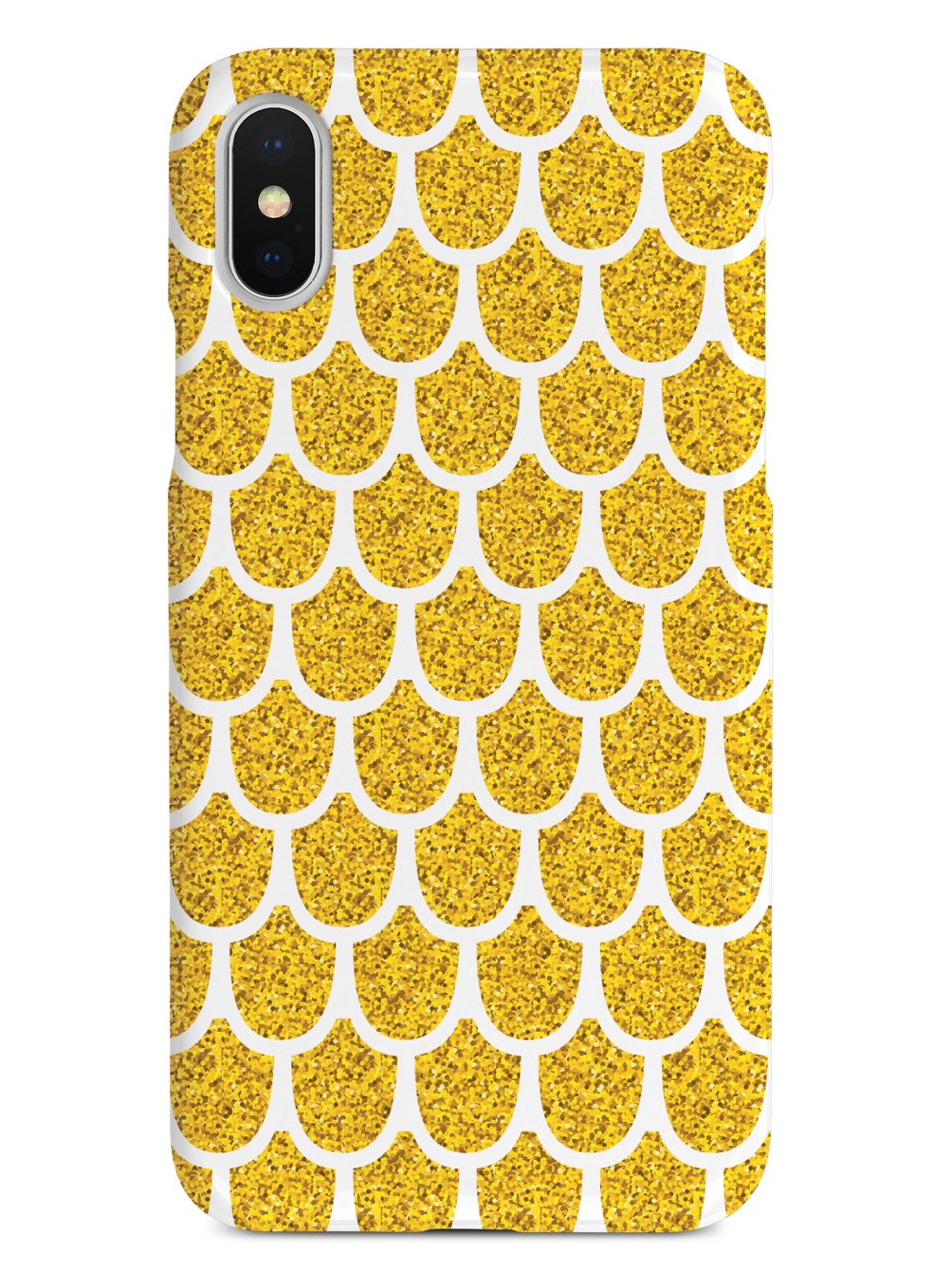 Mermaid Scales - Gold - White Case
