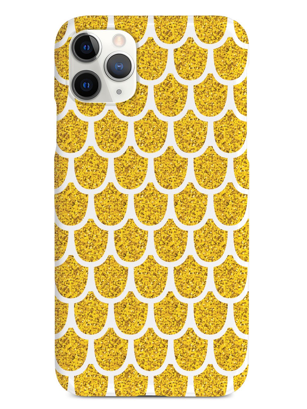 Mermaid Scales - Gold - White Case