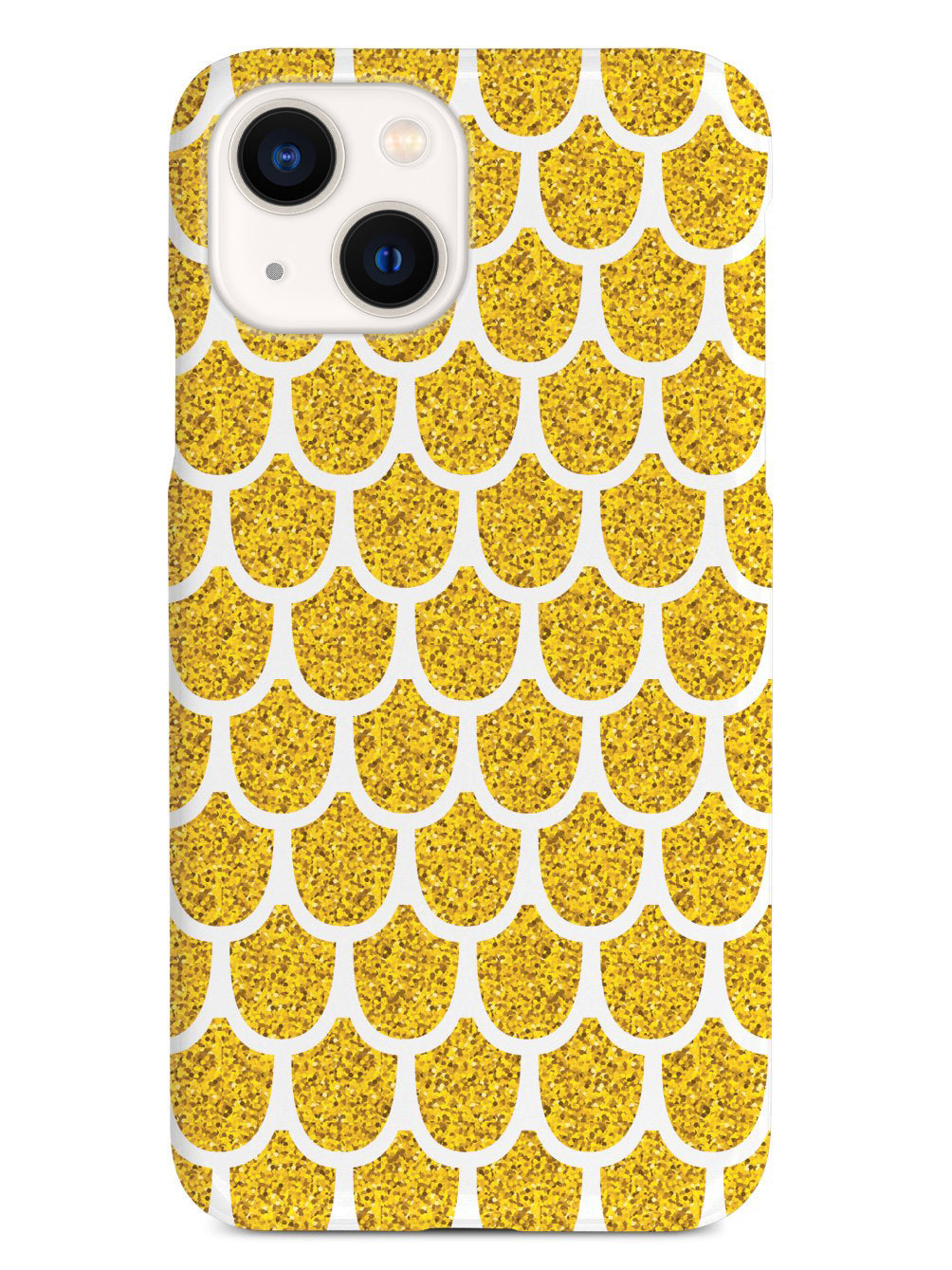 Mermaid Scales - Gold - White Case